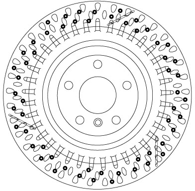 Brake Disc (Ventilated)  Art. DF6835S