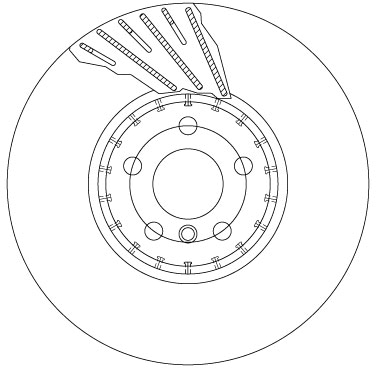 Brake Disc (Front axle)  Art. DF6891S