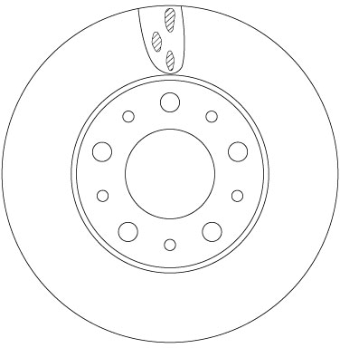 Brake Disc (Front axle)  Art. DF6918S