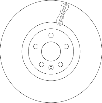 Brake Disc (Front axle)  Art. DF6939S