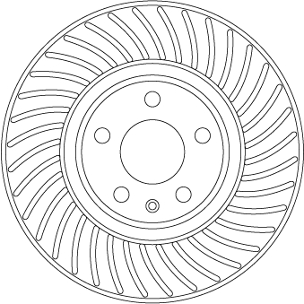 Brake Disc (Front axle)  Art. DF6950S