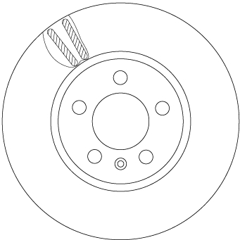 Brake Disc (Front axle)  Art. DF6964