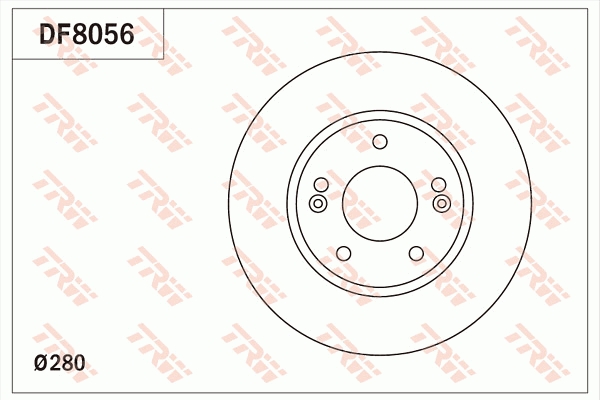 Brake Disc (Ventilated)  Art. DF8056