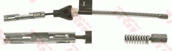 Cable Pull, parking brake (Back, right, Back, left)  Art. GCH3028