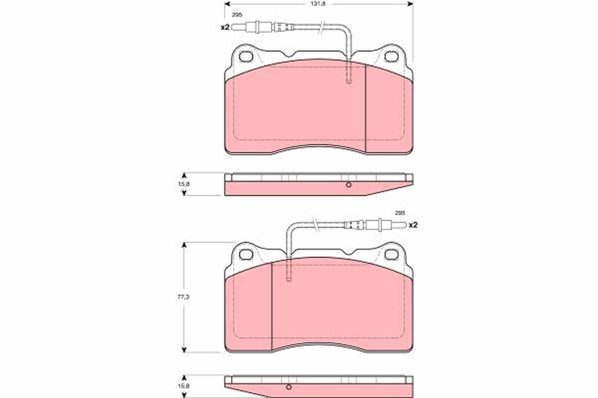 Brake Pad Set, disc brake (Front axle)  Art. GDB1431