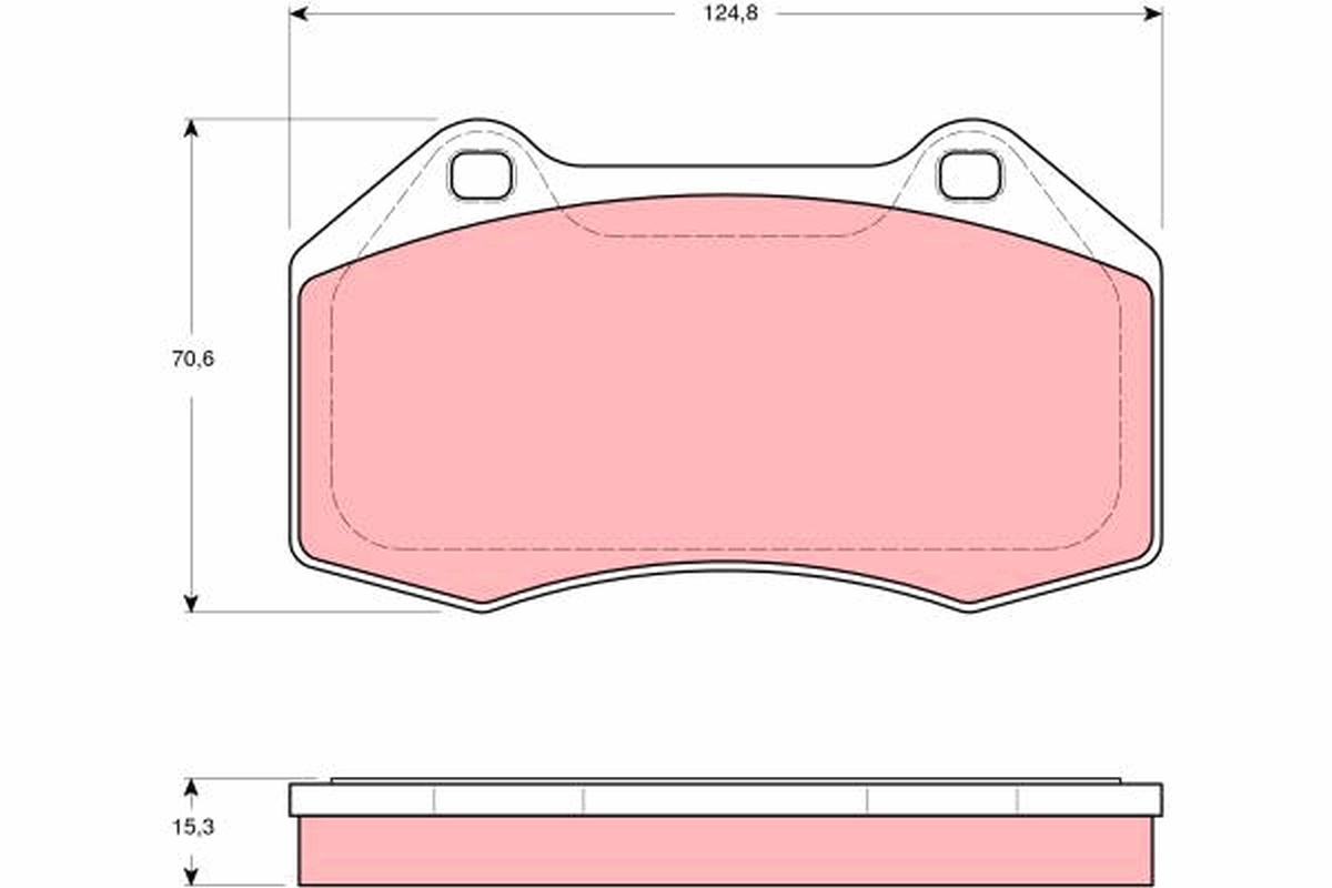 Brake Pad Set, disc brake (Front axle)  Art. GDB1606