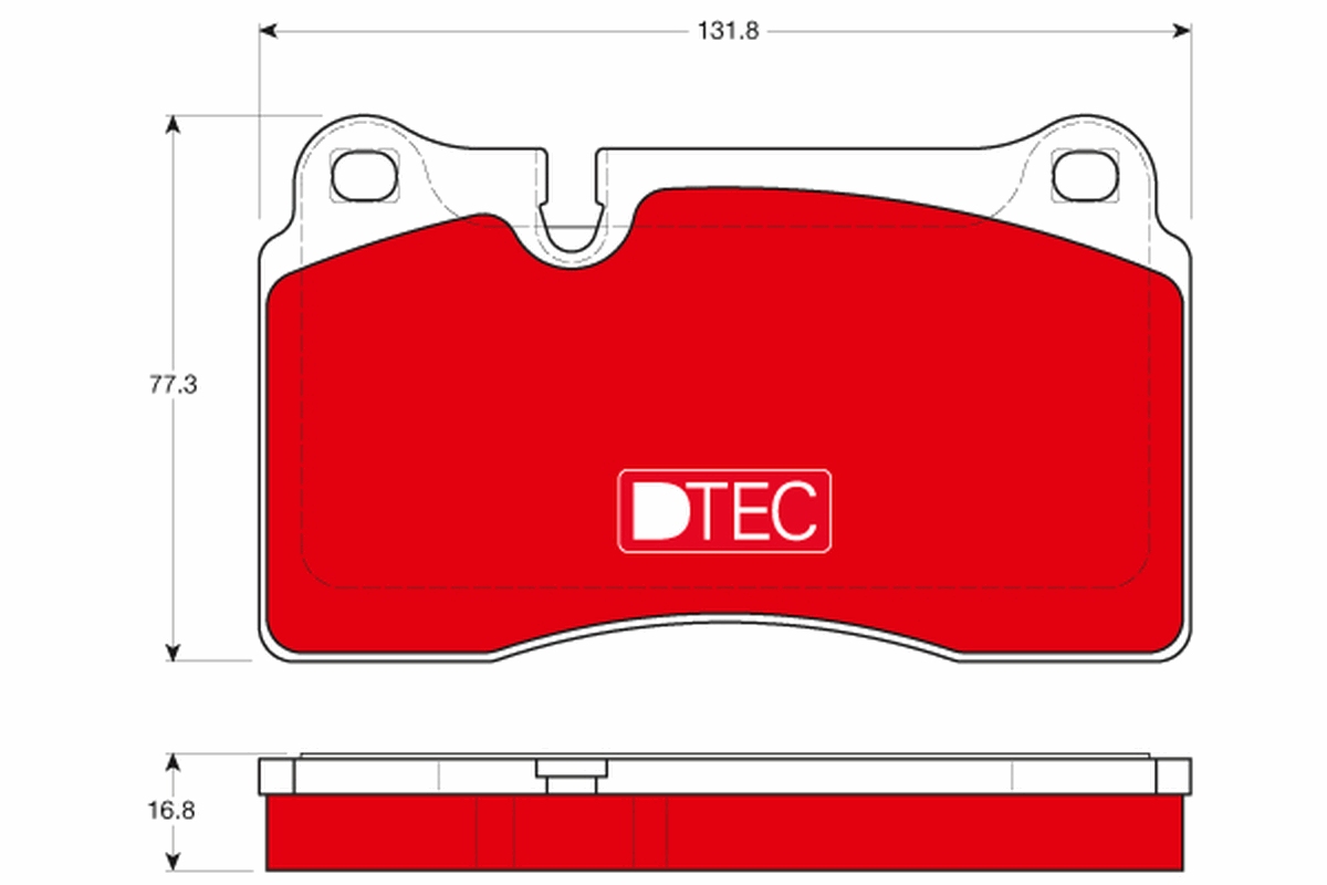 Brake Pad Set, disc brake (Front axle)  Art. GDB1670DTE