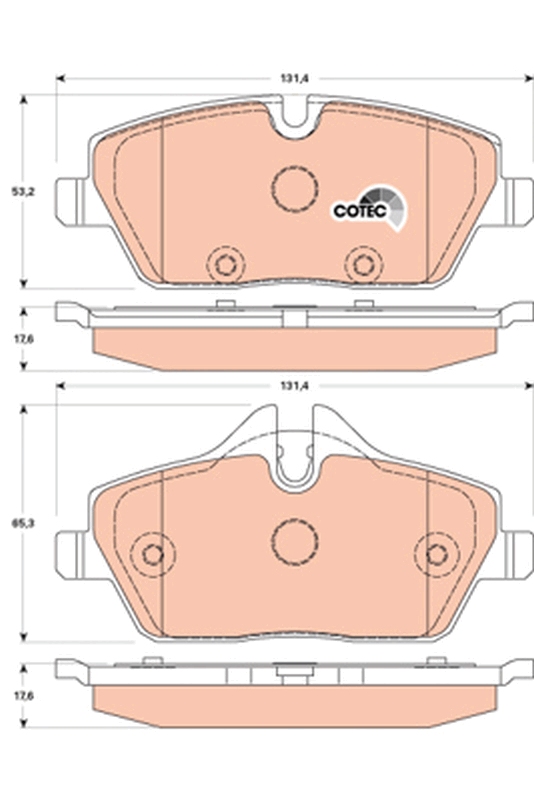 Brake Pad Set, disc brake (Front axle)  Art. GDB1870