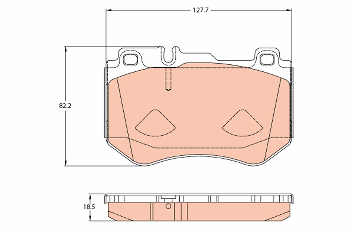 Brake Pad Set, disc brake (Front axle)  Art. GDB2078