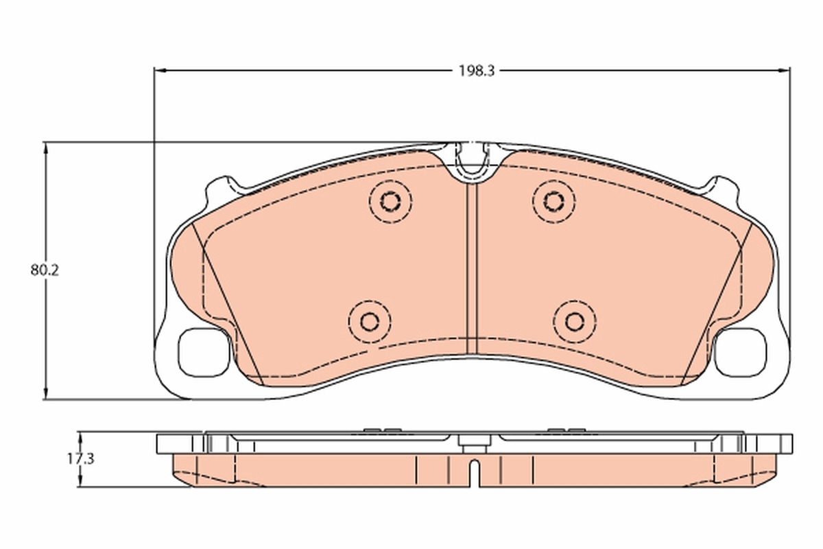 Brake Pad Set, disc brake (Front axle)  Art. GDB2089