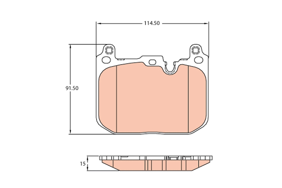 Brake Pad Set, disc brake (Front axle)  Art. GDB2137