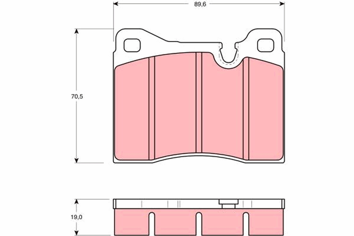 Brake Pad Set, disc brake (Front axle)  Art. GDB261