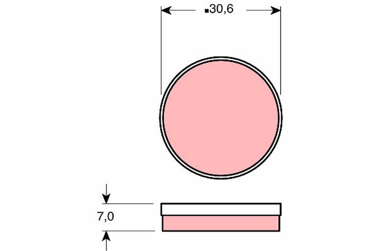 Brake Pad Set, disc parking brake (Front axle)  Art. GDB271