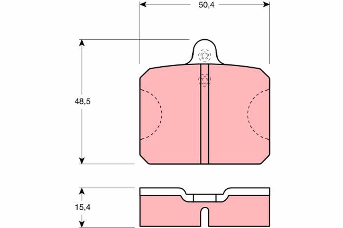 Brake Pad Set, disc brake (Front axle)  Art. GDB300