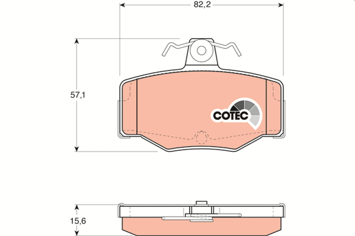 Brake Pad Set, disc brake (Rear axle)  Art. GDB3092