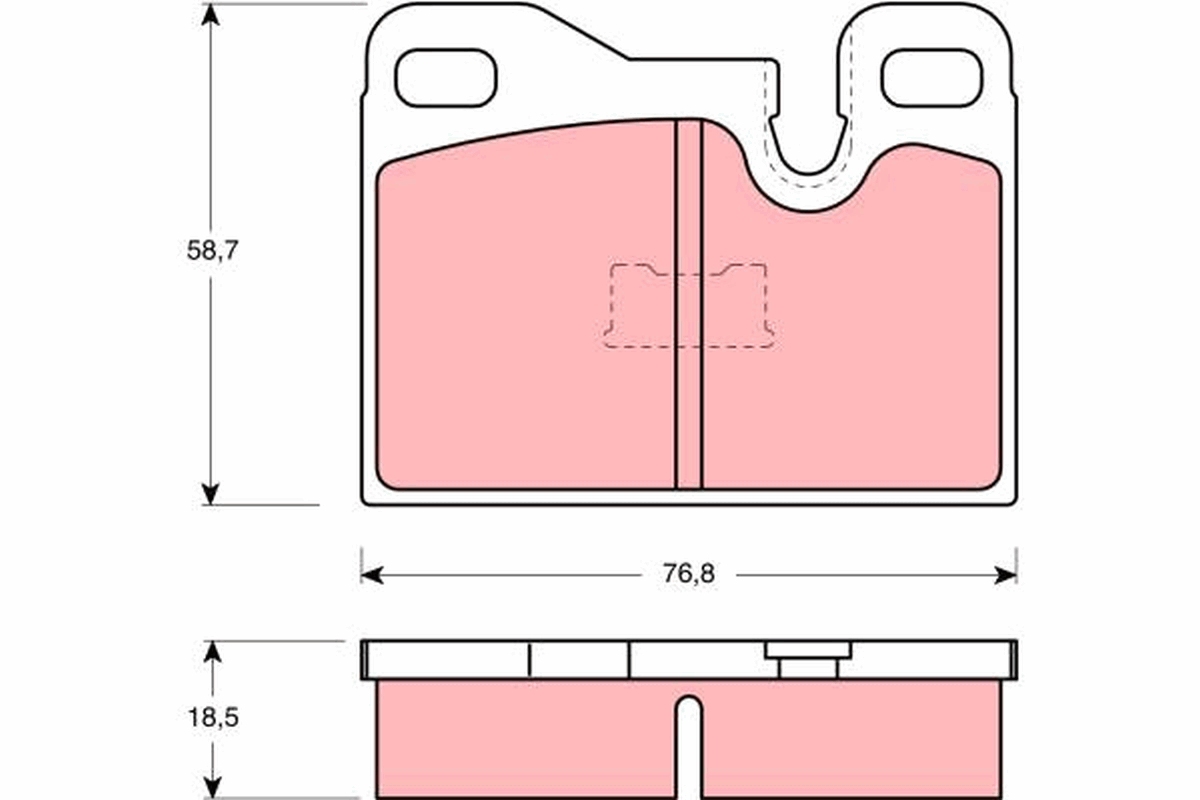 Brake Pad Set, disc brake (Front axle)  Art. GDB310