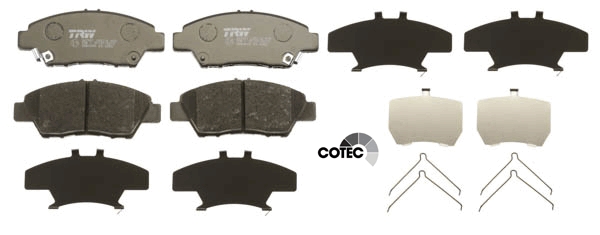 Brake Pad Set, disc brake (Front axle)  Art. GDB3493