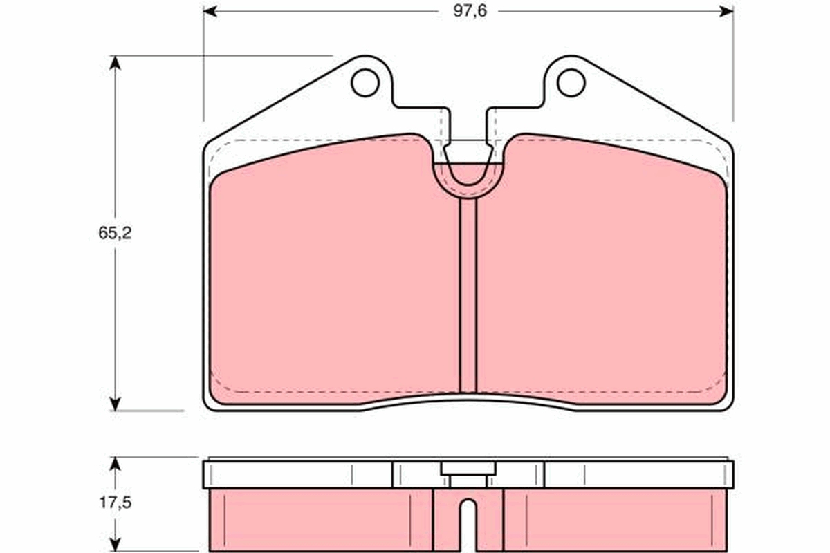 Brake Pad Set, disc brake (Rear axle, Front axle)  Art. GDB379