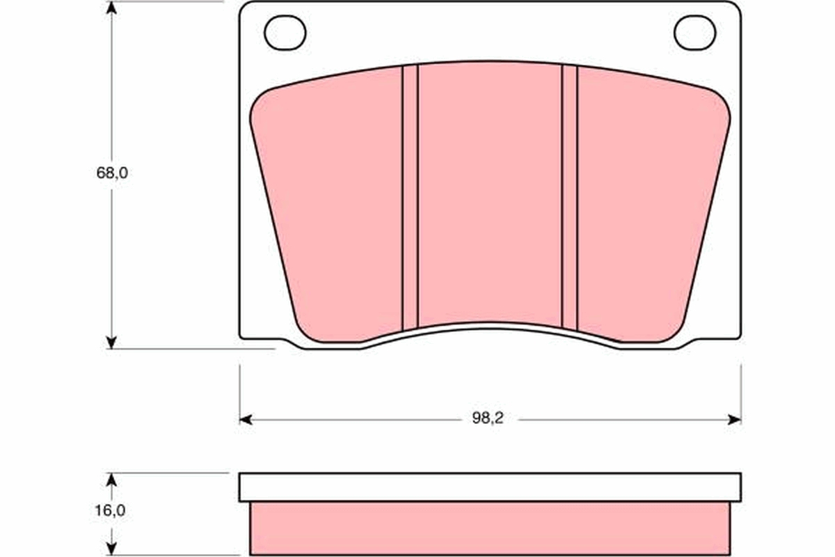 Brake Pad Set, disc brake (Front axle)  Art. GDB531