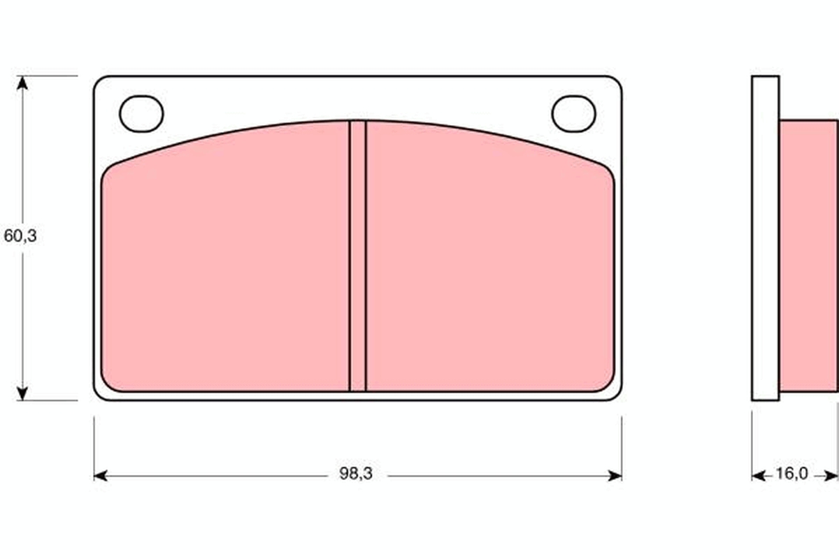 Brake Pad Set, disc brake (Front axle)  Art. GDB576