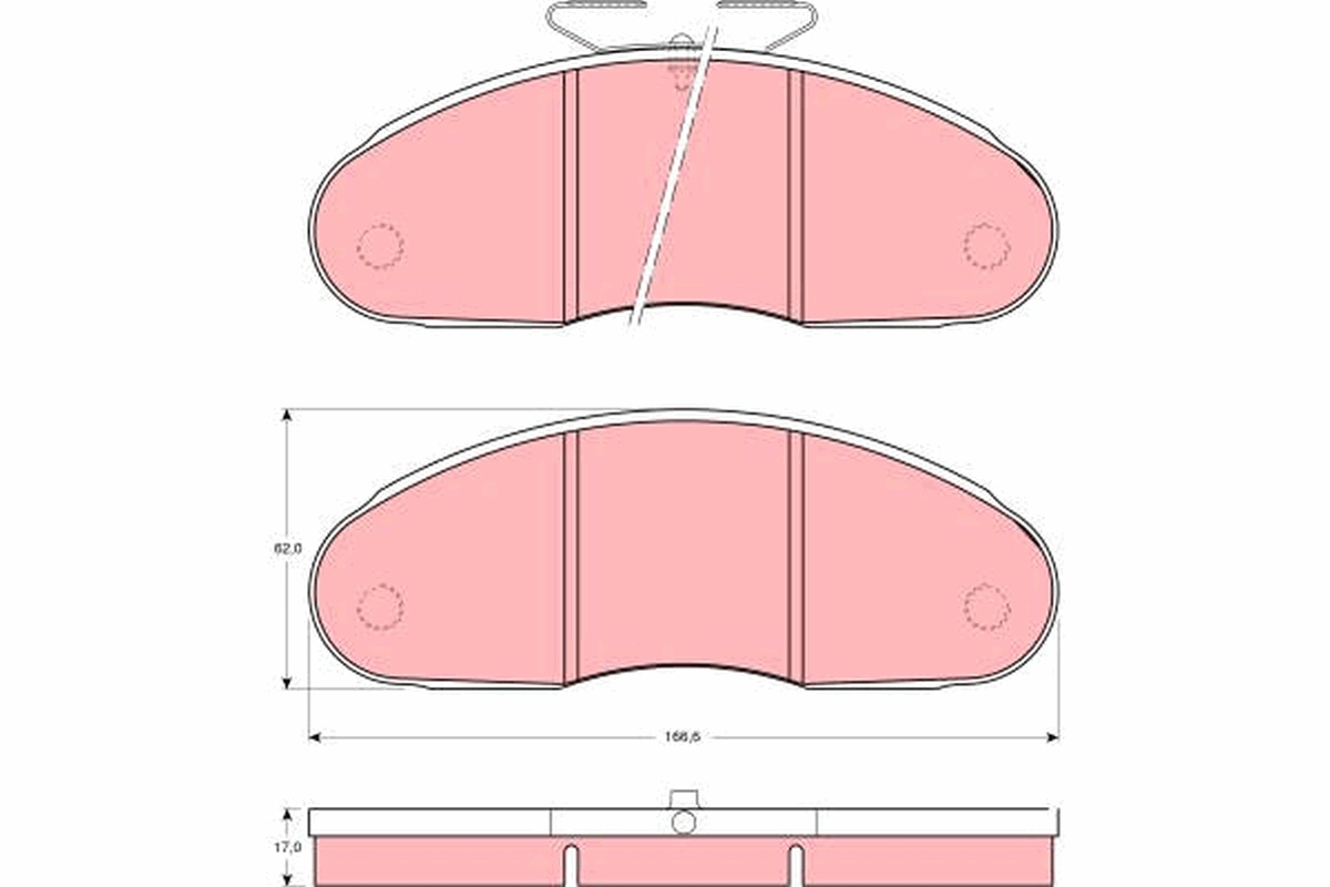 Brake Pad Set, disc brake (Front axle)  Art. GDB827