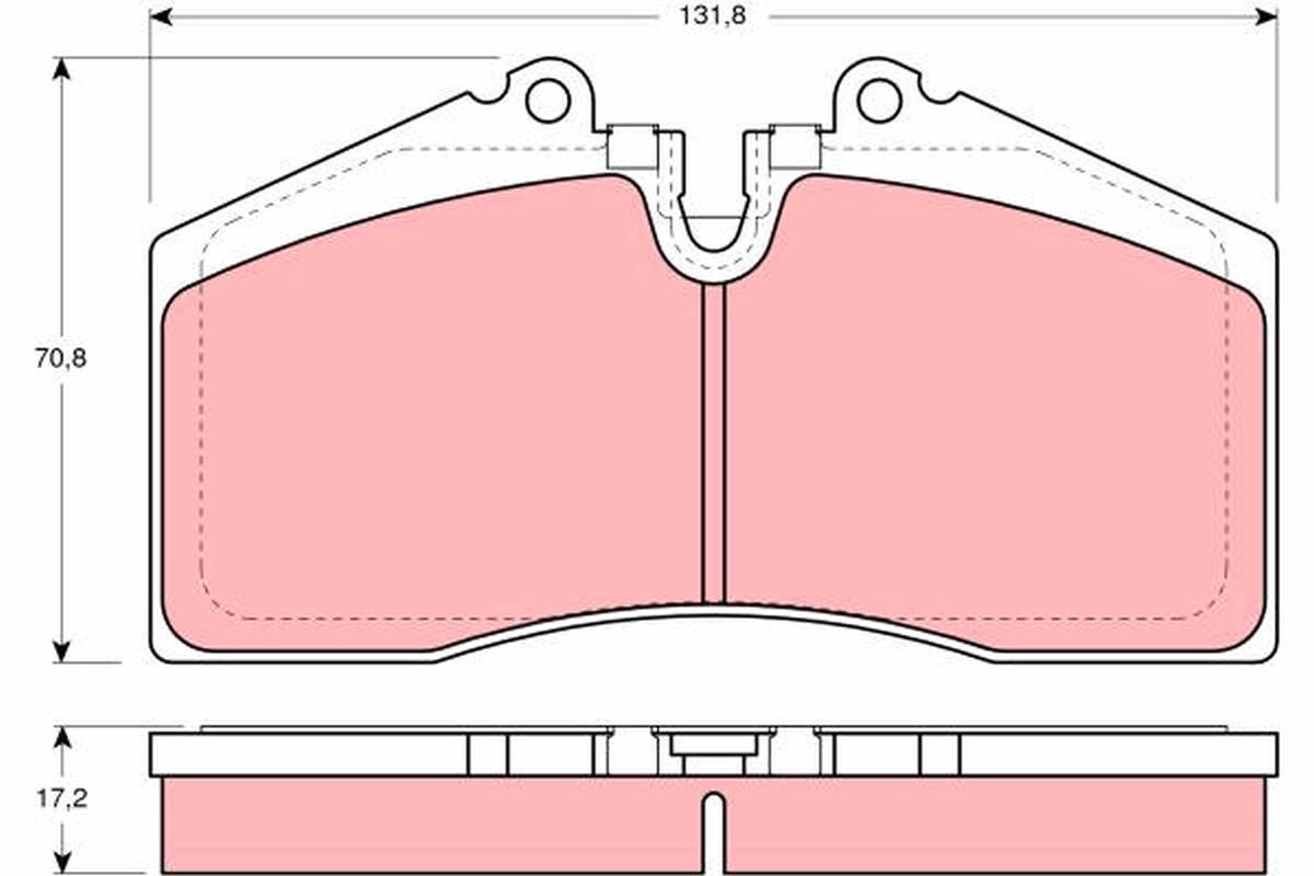 Brake Pad Set, disc brake (Rear axle, Front axle)  Art. GDB966