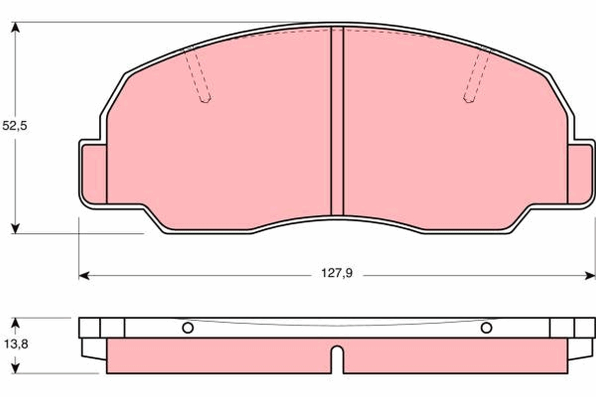 Brake Pad Set, disc brake (Front axle)  Art. GDB980