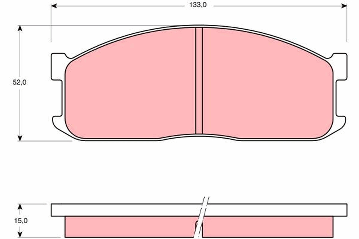 Brake Pad Set, disc brake (Front axle)  Art. GDB983