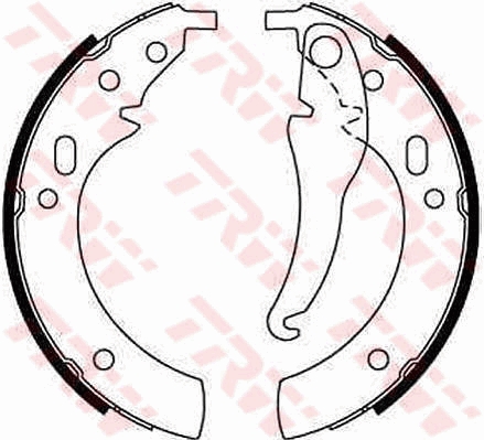 Brake Shoe Set (Rear axle)  Art. GS8094