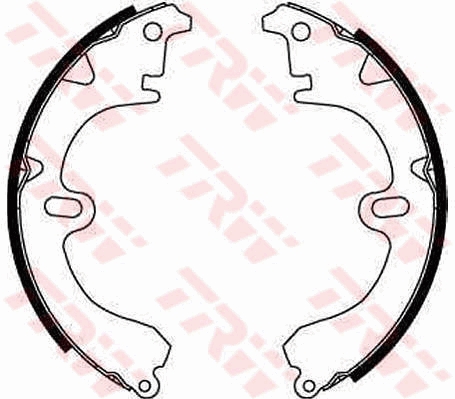 Brake Shoe Set (Rear axle)  Art. GS8181