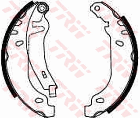 Brake Shoe Set (Rear axle)  Art. GS8211