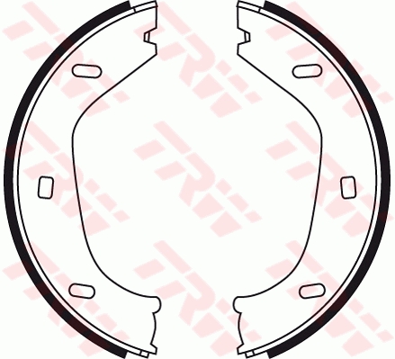 Brake Shoe Set, parking brake (Rear axle)  Art. GS8219