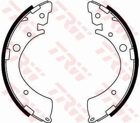 Brake Shoe Set (Rear axle)  Art. GS8245