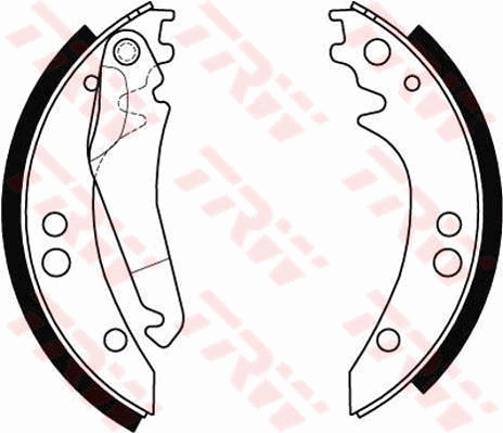 Brake Shoe Set (Rear axle)  Art. GS8434