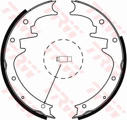 Brake Shoe Set (Rear axle)  Art. GS8444