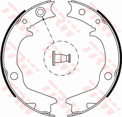 Brake Shoe Set, parking brake  Art. GS8479