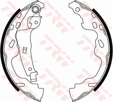 Brake Shoe Set (Rear axle)  Art. GS8480