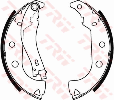 Brake Shoe Set (Rear axle)  Art. GS8484