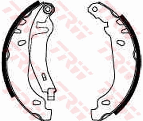 Brake Shoe Set (Rear axle)  Art. GS8531