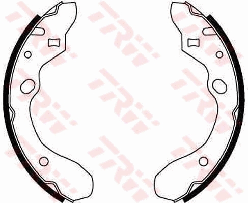 Brake Shoe Set (Rear axle)  Art. GS8582