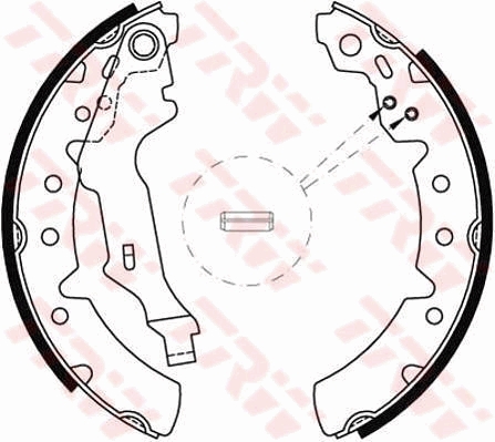 Brake Shoe Set (Rear axle)  Art. GS8603