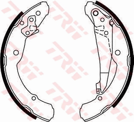 Brake Shoe Set (Rear axle)  Art. GS8639