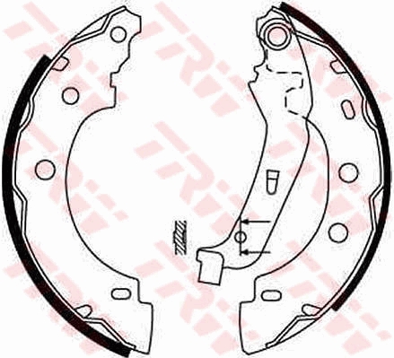 Brake Shoe Set (Rear axle)  Art. GS8650