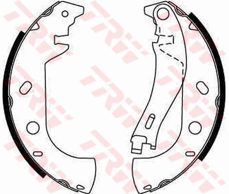 Brake Shoe Set (Rear axle)  Art. GS8653