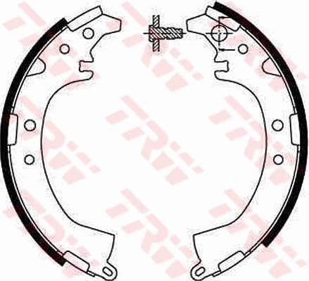 Brake Shoe Set (Rear axle)  Art. GS8672