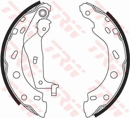 Brake Shoe Set (Rear axle)  Art. GS8685