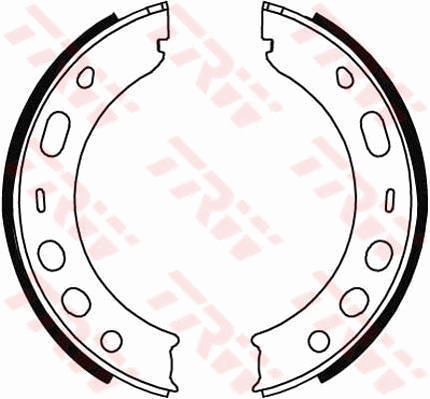 Brake Shoe Set, parking brake  Art. GS8706