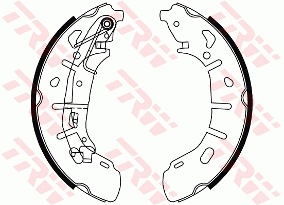 Brake Shoe Set (Rear axle)  Art. GS8799