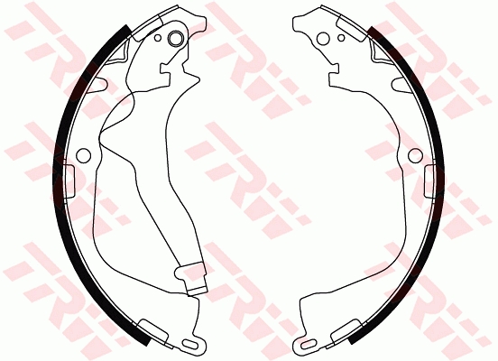 Brake Shoe Set (Rear axle)  Art. GS8800