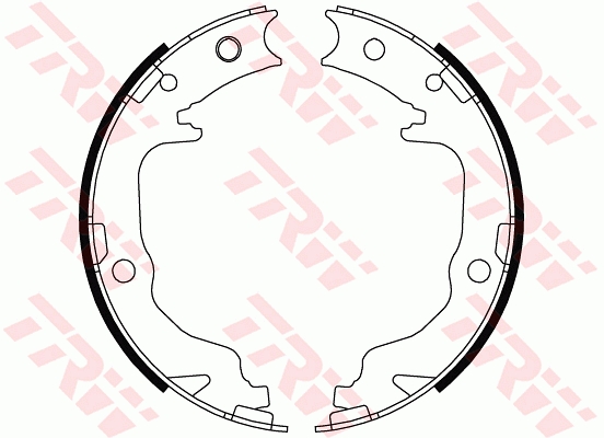 Brake Shoe Set, parking brake  Art. GS8804